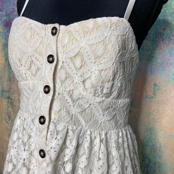 📌Three Pink Heart Romantic Lace Dress - Picture 4 of 8